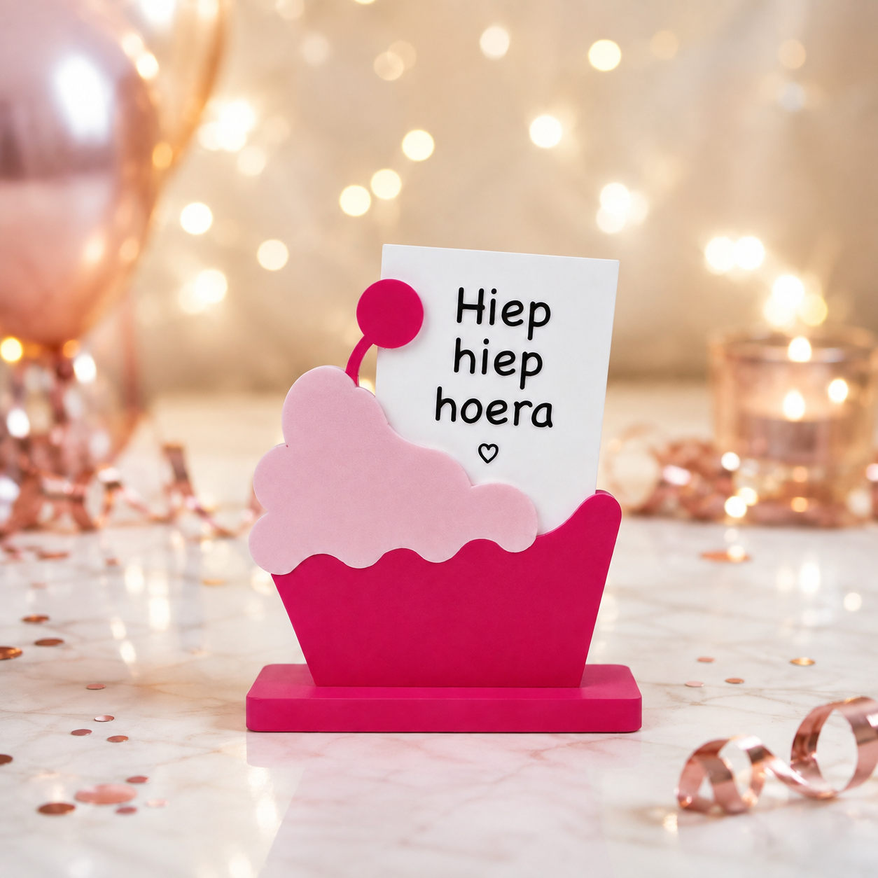 Klein Feestje - detail van het kaartje