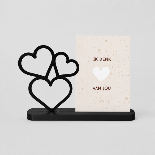 Aan Jou Gedacht - decoratie met hartjes en kaartje van Bus vol geluk
