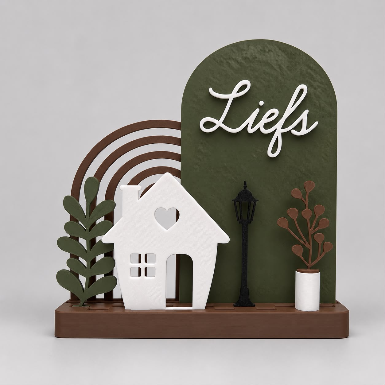 Alle Liefs - 3D-geprinte woondecoratie met hartjes van Bus vol geluk