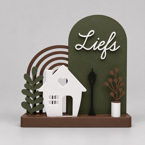 Alle Liefs - 3D-geprinte woondecoratie met hartjes van Bus vol geluk