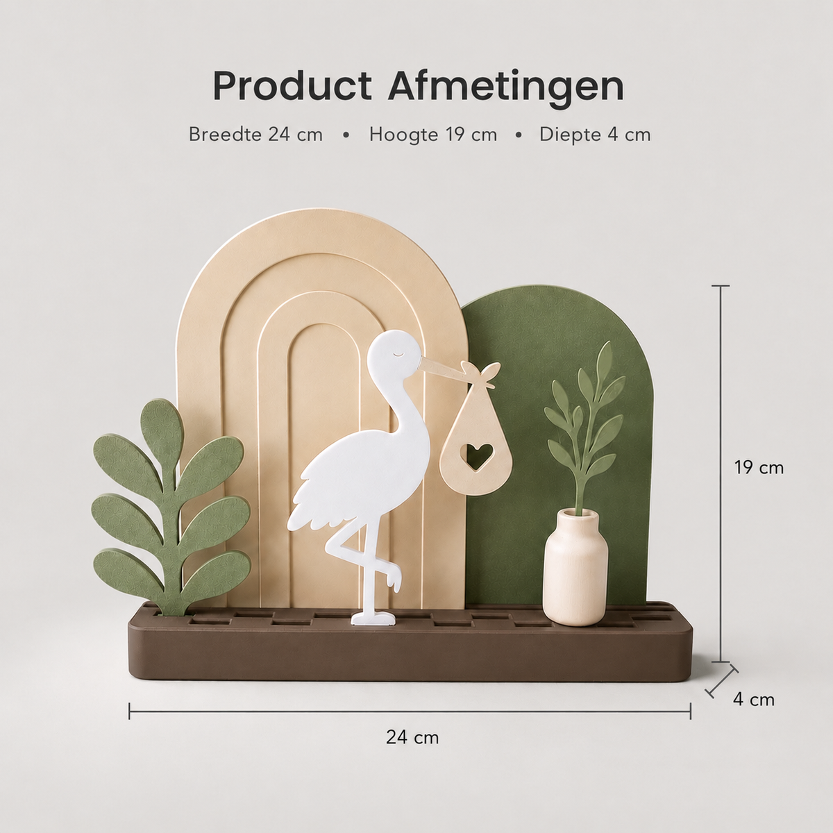 Klein Wonder - modulair 3D-geprint geboortetafereel van Bus vol geluk